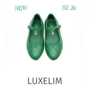 New Luxelim size 26 Zoe Leather Shoes green